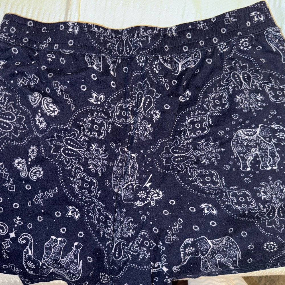 Croft & Barrow Blue High Waist Shorts